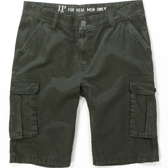 JP1880 Shorts Cargo Bermuda Dark Olive - Šortky - Šortky W40-W60