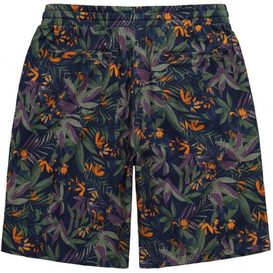 JP1880 Bermuda Shorts Floral All-over Print Navy - Šortky - Šortky W40-W60