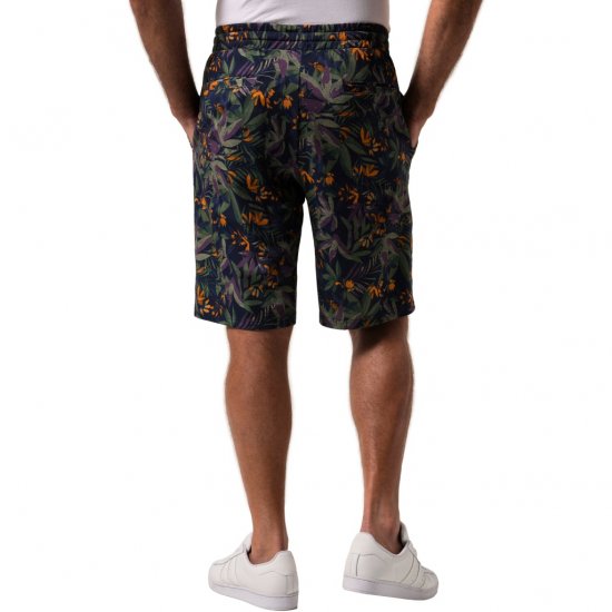 JP1880 Bermuda Shorts Floral All-over Print Navy - Šortky - Šortky W40-W60