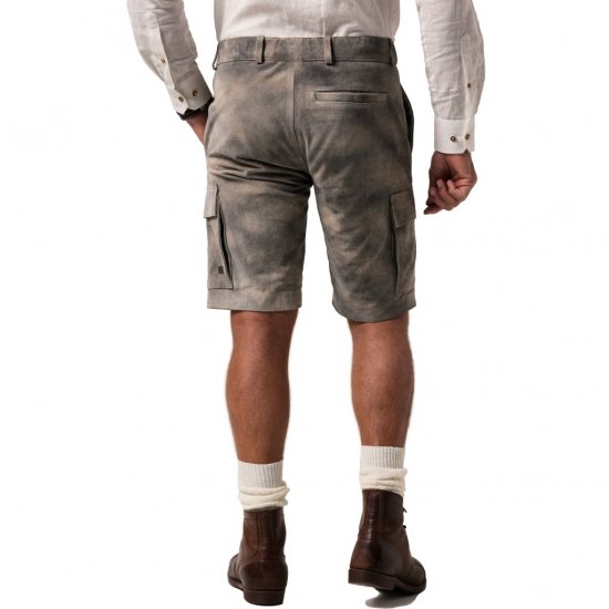 JP1880 Shorts Bermuda Traditional Cowhide Graphite Grey - Šortky - Šortky W40-W60