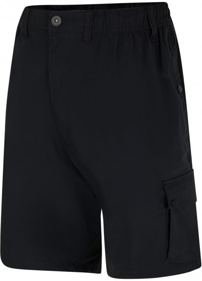 Espionage ST066 Stretch Poplin Cargo Shorts Black - Šortky - Šortky W40-W60