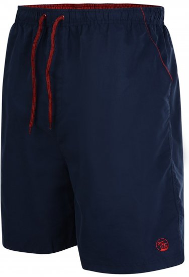 Espionage SW040 Plain Swimshorts Navy - Plavecké šortky - Pánske Plavky Nadmerné Veľkosti 