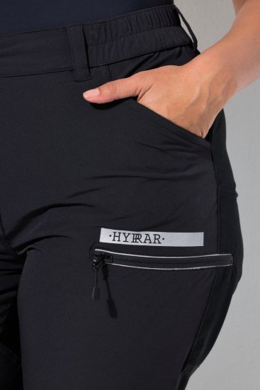 Ulla Popken HYPRAR Multifunctional Durable Inset Trekking Pants Black - Nohavice - Nohavice pre ženy vo veľkých veľkostiach