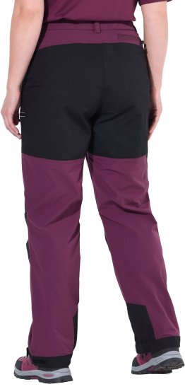 Ulla Popken HYPRAR Multifunctional Durable Inset Trekking Pants Dark Cherry Dark Cherry - Džíny & Nohavice vo Veľkých Veľkostiach – Plus Size - 