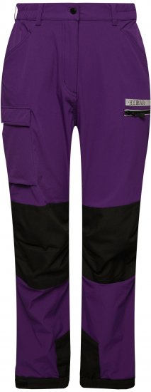 Ulla Popken HYPRAR Multifunctional Durable Inset Trekking Pants Plum - Džíny & Nohavice vo Veľkých Veľkostiach – Plus Size - 