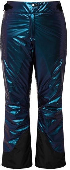 Ulla Popken Ski Pants Water-Repellent Mother-Of-Pearl Velcro Closure Snow Gaiter Blue - Džíny & Nohavice vo Veľkých Veľkostiach – Plus Size - 