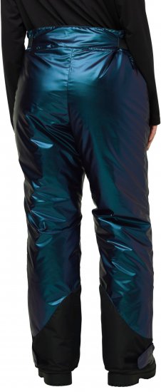 Ulla Popken Ski Pants Water-Repellent Mother-Of-Pearl Velcro Closure Snow Gaiter Blue - Džíny & Nohavice vo Veľkých Veľkostiach – Plus Size - 