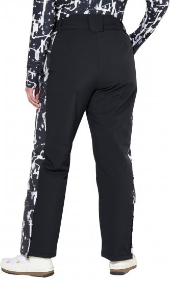 Ulla Popken Hyprar Functional Trousers Waterproof Velcro Closure Snow Gaiter Black - Džíny & Nohavice vo Veľkých Veľkostiach – Plus Size - 