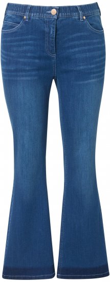 Ulla Popken Stretch Fit Bootcut Jeans Blue Denim - Džíny & Nohavice vo Veľkých Veľkostiach – Plus Size - 