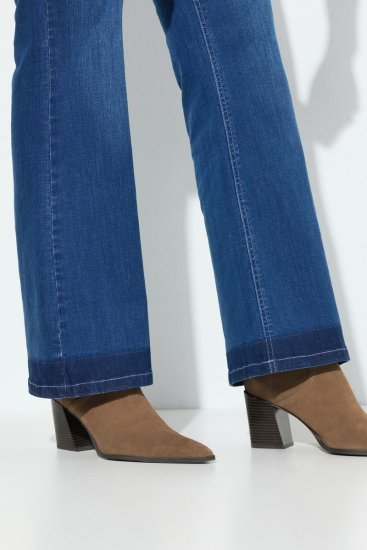 Ulla Popken Stretch Fit Bootcut Jeans Blue Denim - Džínsy - Dámske džínsy veľkých veľkostí