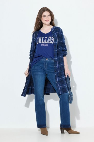 Ulla Popken Stretch Fit Bootcut Jeans Blue Denim - Džínsy - Dámske džínsy veľkých veľkostí