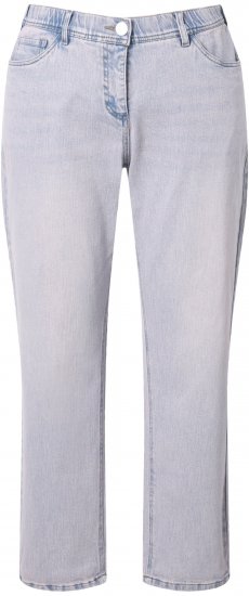 Ulla Popken Dyed Stretch Fit Boyfriend Jeans Light Light Blue Denim - Džíny & Nohavice vo Veľkých Veľkostiach – Plus Size - 