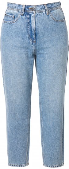 Ulla Popken Lyocell Blend Stretch Fit Jeans Mid Blue Denim - Džíny & Nohavice vo Veľkých Veľkostiach – Plus Size - 