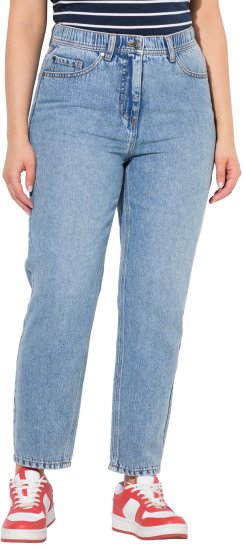 Ulla Popken Lyocell Blend Stretch Fit Jeans Mid Blue Denim - Džíny & Nohavice vo Veľkých Veľkostiach – Plus Size - 