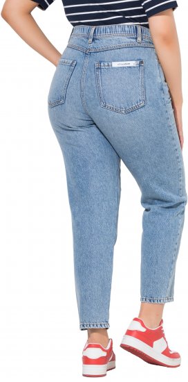 Ulla Popken Lyocell Blend Stretch Fit Jeans Mid Blue Denim - Džíny & Nohavice vo Veľkých Veľkostiach – Plus Size - 
