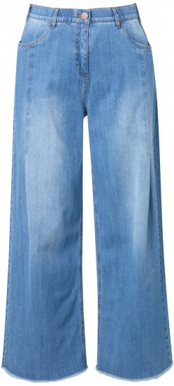Ulla Popken Extra Wide Leg Stretch Fit Jeans Light Blue - Džíny & Nohavice vo Veľkých Veľkostiach – Plus Size - 