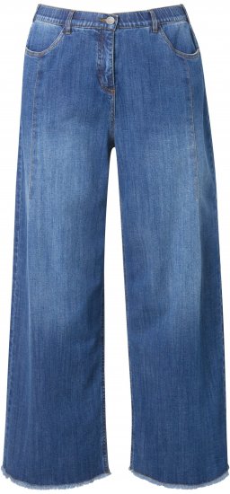 Ulla Popken Extra Wide Leg Stretch Fit Jeans Denim Blue - Džíny & Nohavice vo Veľkých Veľkostiach – Plus Size - 