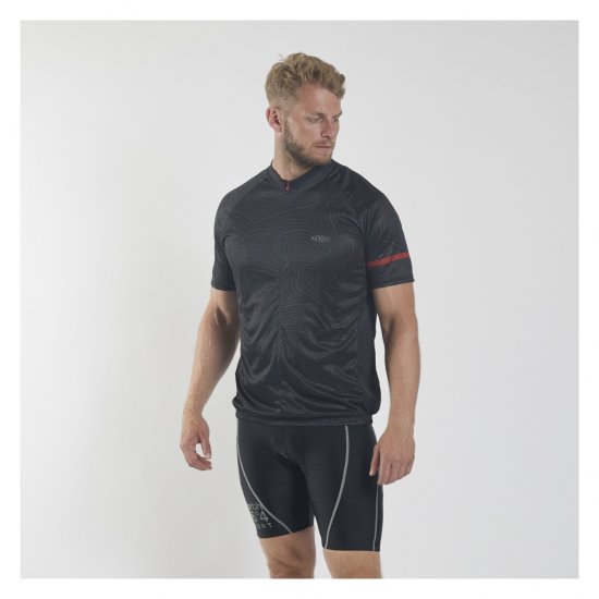 North Latitude Sport Bike Shirt Black - Cyklistické oblečenie - 