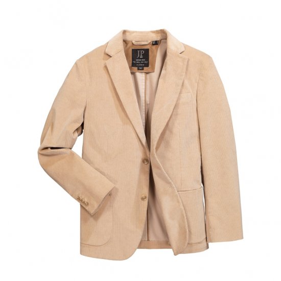 JP1880 Suit Jacket Corduroy Business Sand - Obleky - Obleky 2XL-8XL