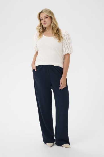Kaffe Curve Annia Sweatpants Navy - Tepláky - 