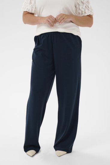 Kaffe Curve Annia Sweatpants Navy - Tepláky - 