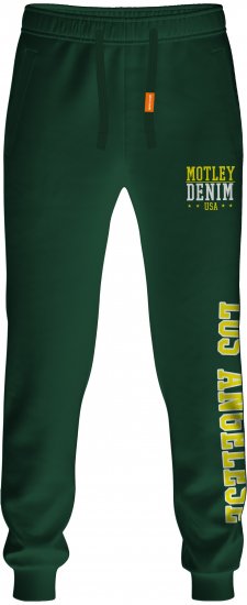Motley Denim Pisa Sweatpants Racing Green - Tepláky & teplákové kraťasy - Tepláky & Teplákové kraťasy - 2XL-12XL