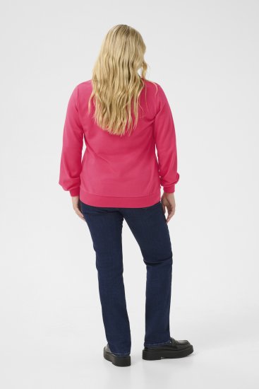 Kaffe Curve Violi Sweatshirt Raspberry Pink - Mikiny - 
