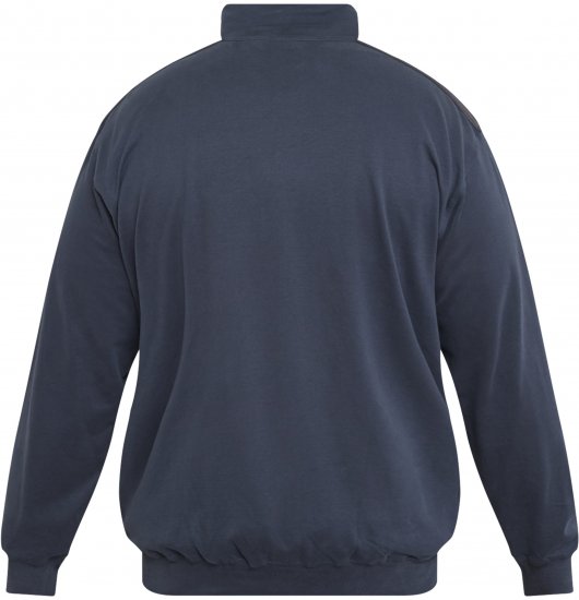 North Latitude 61140 Mäkký Sweat Kardigán Tmavomodrá - Mikiny & mikiny bez kapucne - Mikiny & Mikiny s Kapucňou 2XL-12XL