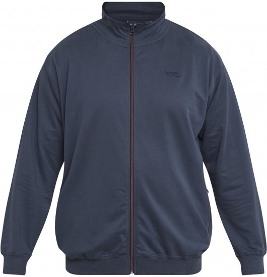 North Latitude 61140 Mäkký Sweat Kardigán Tmavomodrá - Mikiny & mikiny bez kapucne - Mikiny & Mikiny s Kapucňou 2XL-12XL
