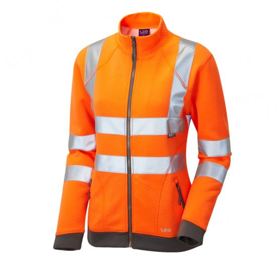 Leo Hollicombe EcoViz Women's Zipped Sweatshirt - Pracovné Odevy - 