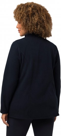 Ulla Popken Modular Fleece Zip Front Jacket Navy - Mikiny & mikiny bez kapucne - 