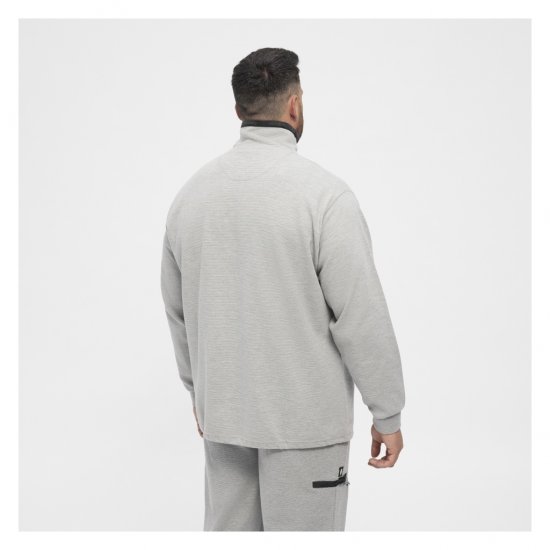 North Latitude Ottoman Sweatshirt Mid Grey - Mikiny & mikiny bez kapucne - Mikiny & Mikiny s Kapucňou 2XL-12XL