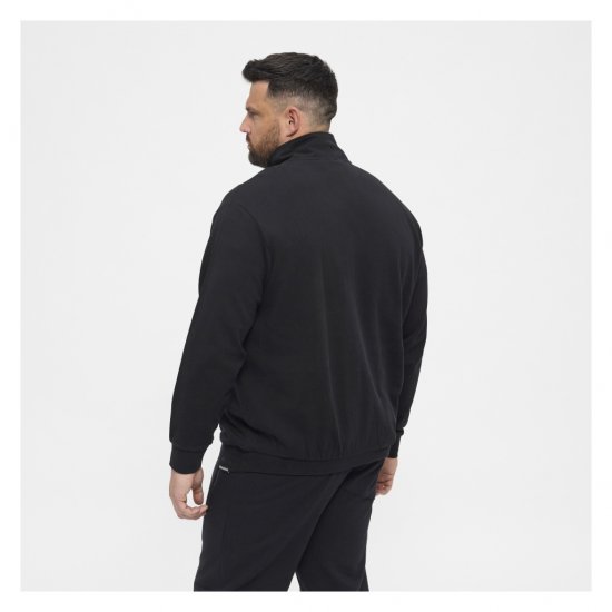 North Latitude Denim Half-Zip Sweatshirt Black - Mikiny & mikiny bez kapucne - Mikiny & Mikiny s Kapucňou 2XL-12XL