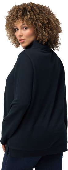 Ulla Popken Amore Sweatshirt Navy - Mikiny & mikiny bez kapucne - 