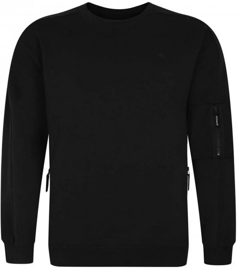 Espionage LW152 Sweatshirt Black - Mikiny & mikiny bez kapucne - Mikiny & Mikiny s Kapucňou 2XL-12XL