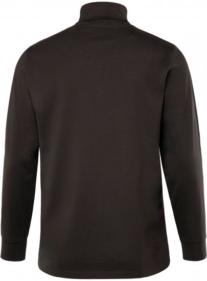 JP1880 Turtleneck Sweatshirt Long Sleeve Dark Brown - Mikiny & mikiny bez kapucne - Mikiny & Mikiny s Kapucňou 2XL-12XL