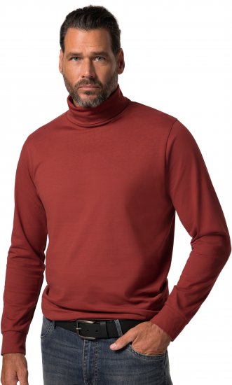 JP1880 Turtleneck Sweatshirt Red - Mikiny & mikiny bez kapucne - Mikiny & Mikiny s Kapucňou 2XL-12XL