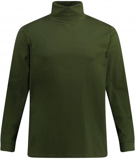 JP1880 Turtleneck Sweatshirt Green - Mikiny & mikiny bez kapucne - Mikiny & Mikiny s Kapucňou 2XL-12XL