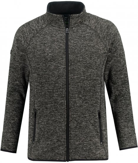 JAY-PI Knitted Fleece Jacket Gray - Bundy - Bundy Nadmerné Veľkosti 2XL-8XL