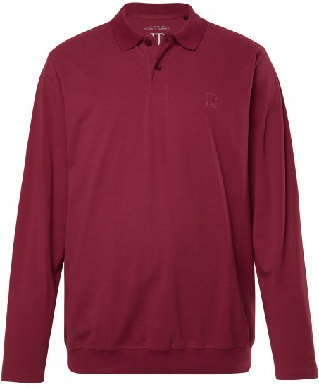 JP1880 Polo Shirt Pique Long Sleeve Red - Polokošele - Polokošele 2XL-8XL