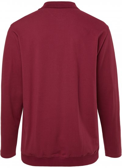 JP1880 Polo Shirt Pique Long Sleeve Red - Polokošele - Polokošele 2XL-8XL