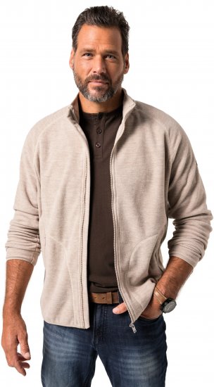 JP1880 Fleece Jacket Stand-up Collar Dusty Pink - Športové oblečenie - Sportovní Oblečení 2XL-10XL