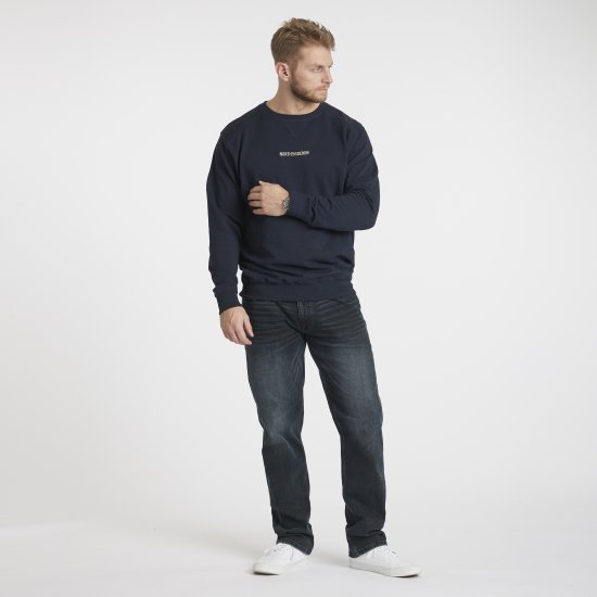 North Latitude Denim Logo Sweatshirt Navy Blue TALL - TALL mikiny - TALL mikiny pre vysokých mužov