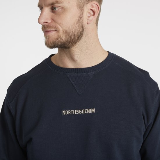 North Latitude Denim Logo Sweatshirt Navy Blue TALL - TALL mikiny - TALL mikiny pre vysokých mužov