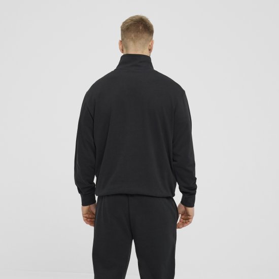North Latitude Denim Half-Zip Sweatshirt Black TALL - TALL mikiny - 