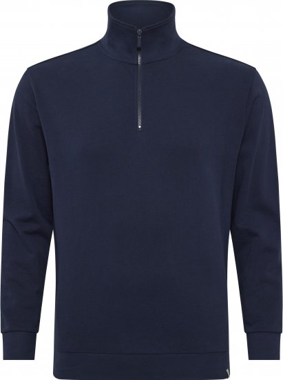 North Latitude Denim Half-Zip Sweatshirt Navy Blue TALL - TALL mikiny - 