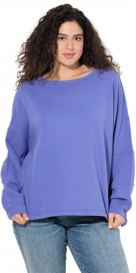 Ulla Popken Inverted Seam Long Sleeve Sweatshirt Lavender - Mikiny & mikiny bez kapucne - 