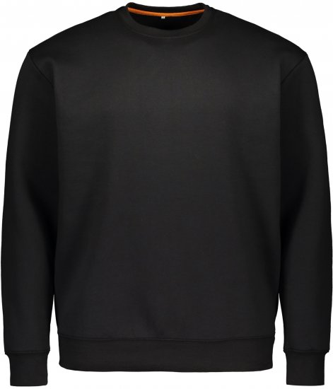 Big Bones Zack Sweatshirt Black - Mikiny & mikiny bez kapucne - Mikiny & Mikiny s Kapucňou 2XL-12XL
