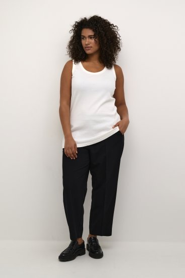 Kaffe Curve Carina Tielko Chalk - Tričká - 