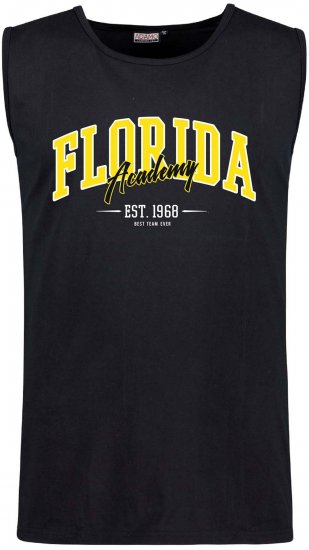 Adamo Motiv Florida Tank Top Black - Tričká bez rukávov - Tričká bez rukávov 2XL-12XL